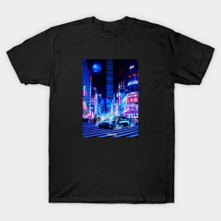 Car Neon Tokyo Synthwave T-Shirt